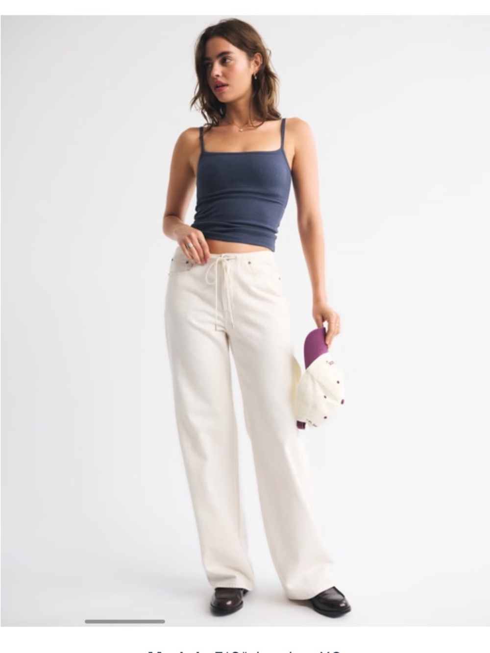 Abercrombie & Fitch Bra Free Rib 90s Cami - Picture 2 of 6